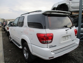 2005 TOYOTA SEQUOIA LIMITED WHITE 4.7L AT 4WD Z16540